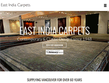 Tablet Screenshot of eastindiacarpets.com